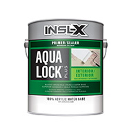 Capital City Paint Center Aqua Lock Plus is a multipurpose, 100% acrylic, water-based primer/sealer for outstanding everyday stain blocking on a variety of surfaces. It adheres to interior and exterior surfaces and can be top-coated with latex or oil-based coatings.

Blocks tough stains
Provides a mold-resistant coating, including in high-humidity areas
Quick drying
Topcoat in 1 hourboom